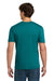 Gildan 64000/G640 Mens Softstyle Short Sleeve Crewneck T-Shirt Jade Dome Green Model Back