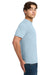 Gildan 64000/G640 Mens Softstyle Short Sleeve Crewneck T-Shirt Light Blue Model Side