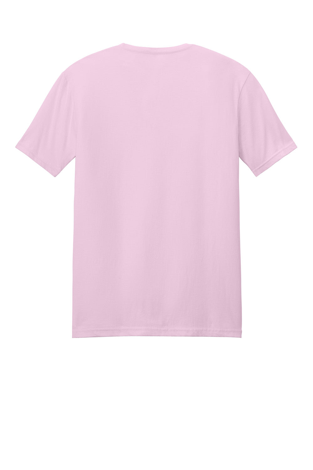 Gildan 64000/G640 Mens Softstyle Short Sleeve Crewneck T-Shirt Light Pink Flat Back