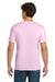 Gildan 64000/G640 Mens Softstyle Short Sleeve Crewneck T-Shirt Light Pink Model Back