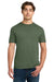 Gildan 64000/G640 Mens Softstyle Short Sleeve Crewneck T-Shirt Military Green Model Front