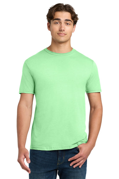 Gildan 64000/G640 Mens Softstyle Short Sleeve Crewneck T-Shirt Mint Green Model Front