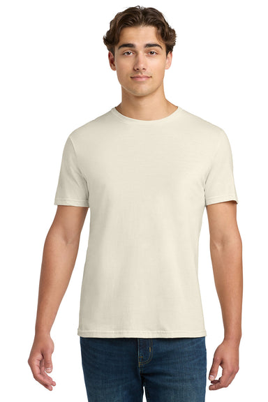 Gildan 64000/G640 Mens Softstyle Short Sleeve Crewneck T-Shirt Natural Model Front