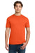 Gildan 64000/G640 Mens Softstyle Short Sleeve Crewneck T-Shirt Orange Model Front