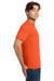 Gildan 64000/G640 Mens Softstyle Short Sleeve Crewneck T-Shirt Orange Model Side