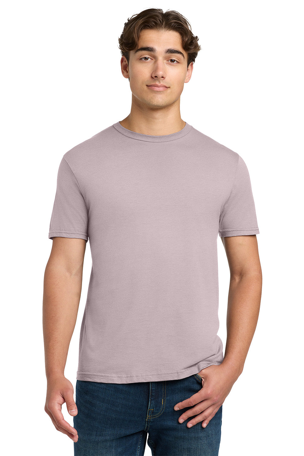 Gildan 64000/G640 Mens Softstyle Short Sleeve Crewneck T-Shirt Paragon Model Front