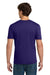 Gildan 64000/G640 Mens Softstyle Short Sleeve Crewneck T-Shirt Purple Model Back