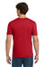 Gildan 64000/G640 Mens Softstyle Short Sleeve Crewneck T-Shirt Red Model Back