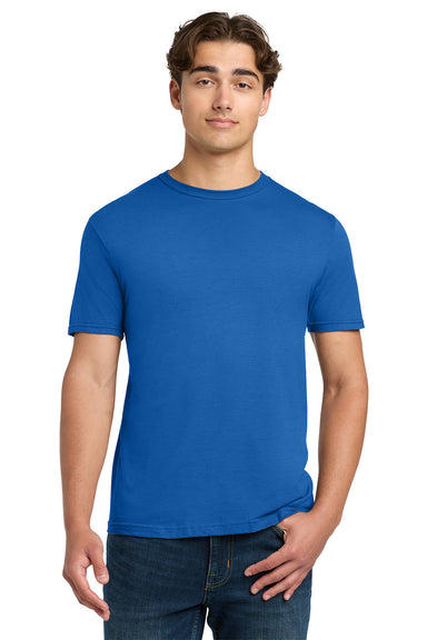 Gildan 64000/G640 Mens Softstyle Short Sleeve Crewneck T-Shirt Royal Blue Model Front