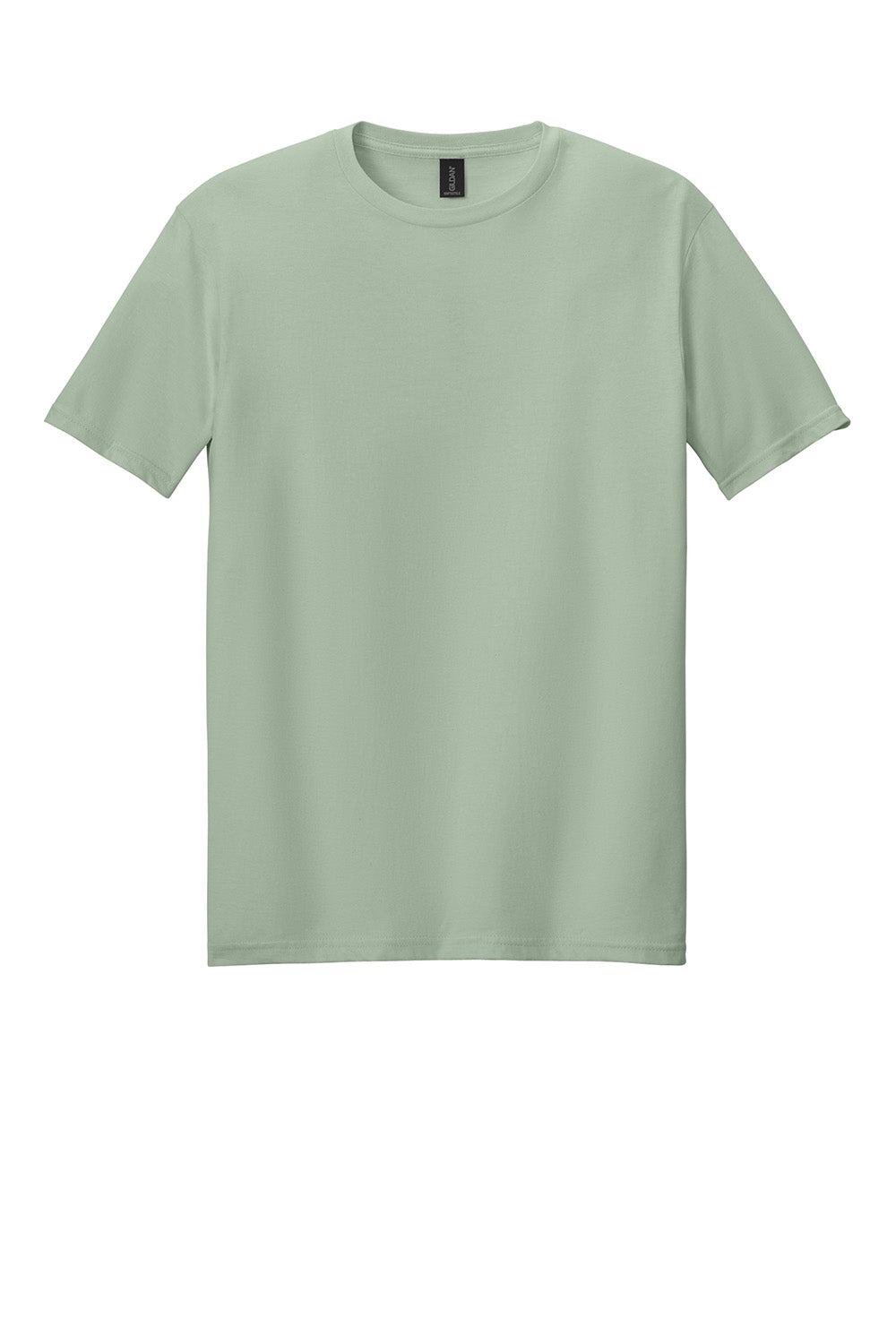 Gildan 64000/G640 Mens Softstyle Short Sleeve Crewneck T-Shirt Sage Green Flat Front