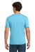 Gildan 64000/G640 Mens Softstyle Short Sleeve Crewneck T-Shirt Sky Blue Model Back