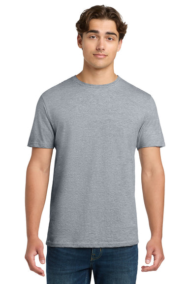 Gildan 64000/G640 Mens Softstyle Short Sleeve Crewneck T-Shirt Sport Grey Model Front