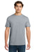 Gildan 64000/G640 Mens Softstyle Short Sleeve Crewneck T-Shirt Sport Grey Model Front