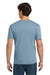 Gildan 64000/G640 Mens Softstyle Short Sleeve Crewneck T-Shirt Stone Blue Model Back