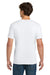 Gildan 64000/G640 Mens Softstyle Short Sleeve Crewneck T-Shirt White Model Back