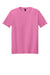 Gildan 64000/G640 Mens Softstyle Short Sleeve Crewneck T-Shirt Azalea Pink Flat Front