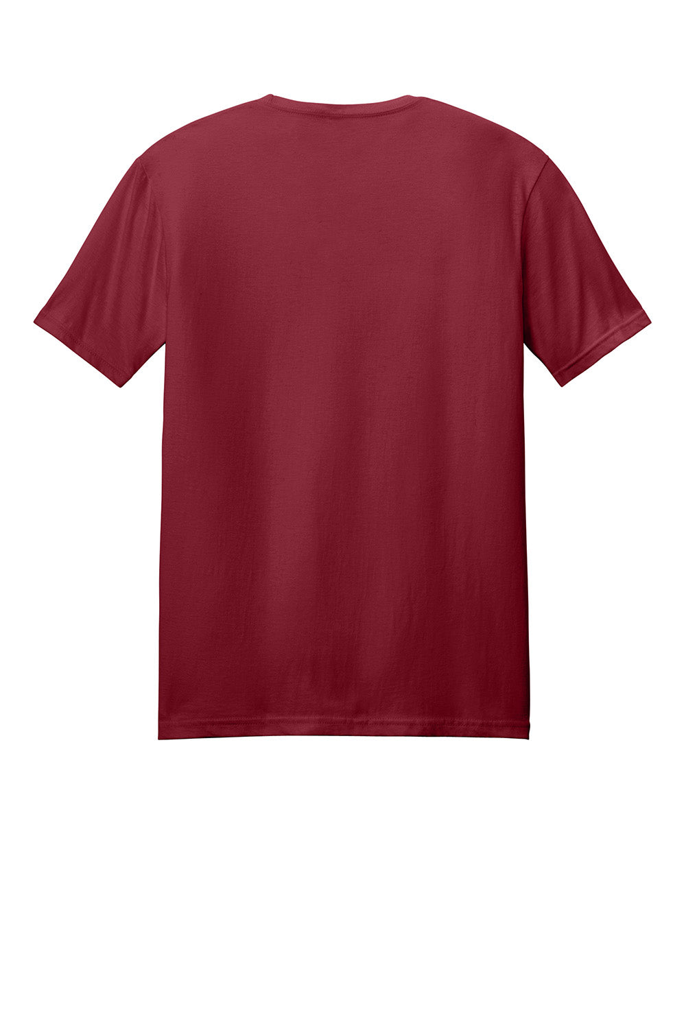 Gildan 64000/G640 Mens Softstyle Short Sleeve Crewneck T-Shirt Cardinal Red Flat Back