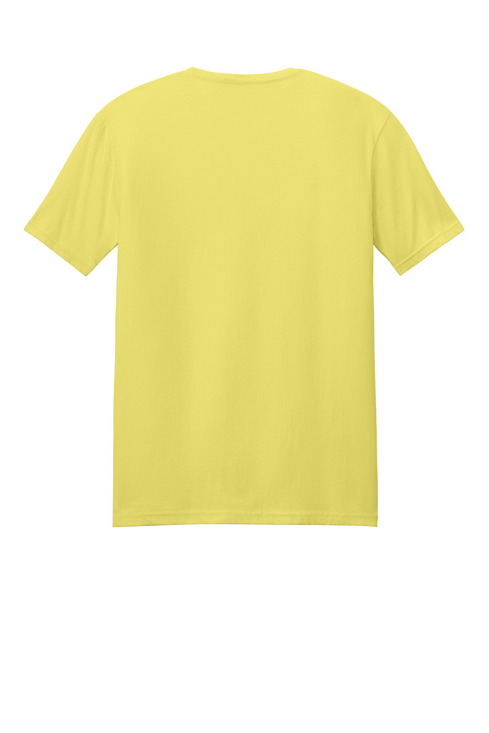 Gildan 64000/G640 Mens Softstyle Short Sleeve Crewneck T-Shirt Cornsilk Yellow Flat Back