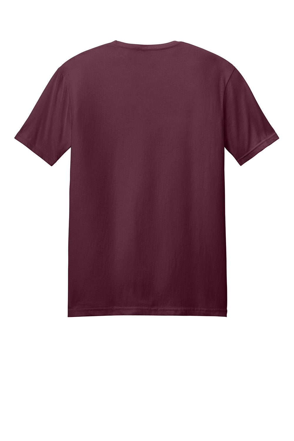 Gildan 64000/G640 Mens Softstyle Short Sleeve Crewneck T-Shirt Maroon Flat Back