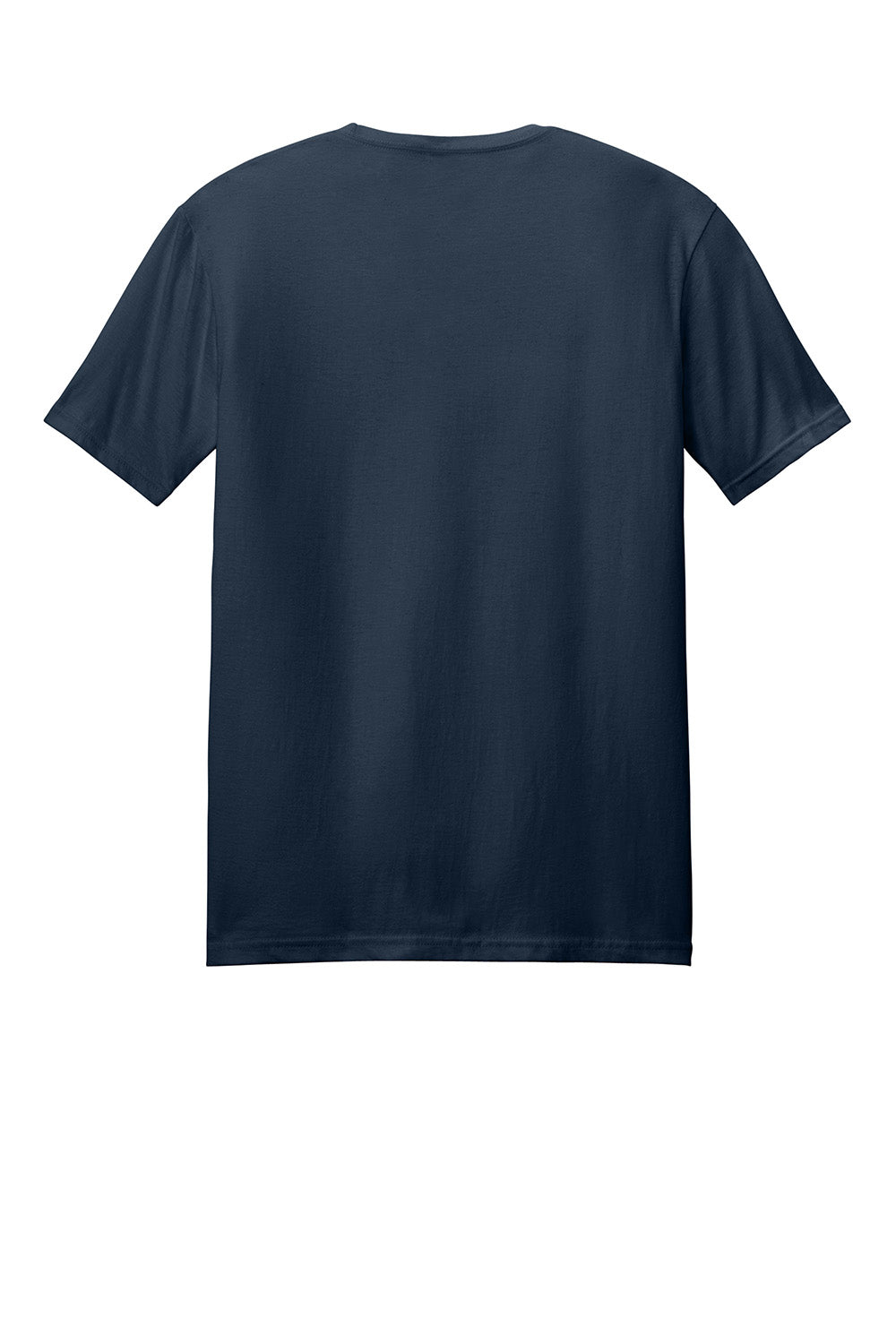 Gildan 64000/G640 Mens Softstyle Short Sleeve Crewneck T-Shirt Navy Blue Flat Back