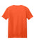 Gildan 64000/G640 Mens Softstyle Short Sleeve Crewneck T-Shirt Orange Flat Back