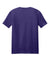 Gildan 64000/G640 Mens Softstyle Short Sleeve Crewneck T-Shirt Purple Flat Back