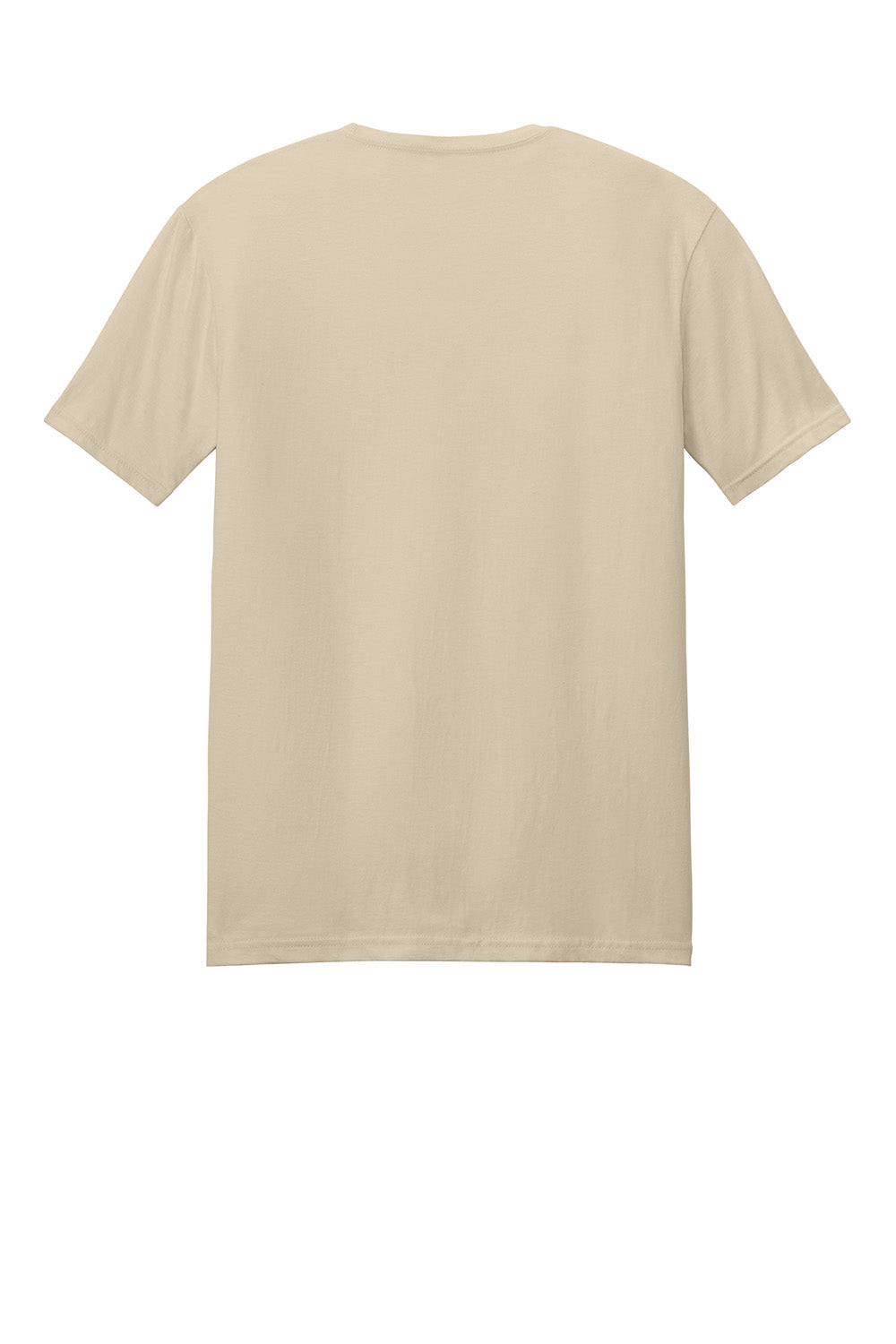 Gildan 64000/G640 Mens Softstyle Short Sleeve Crewneck T-Shirt Sand Flat Back