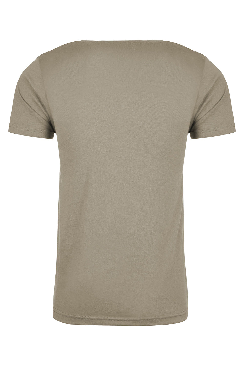 Next Level NL6410/6410 Mens Sueded Jersey Short Sleeve Crewneck T-Shirt Warm Grey Flat Back