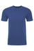 Next Level NL6410/6410 Mens Sueded Jersey Short Sleeve Crewneck T-Shirt Royal Blue Flat Front