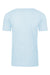 Next Level NL6410/6410 Mens Sueded Jersey Short Sleeve Crewneck T-Shirt Light Blue Flat Back