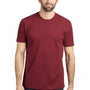 Next Level Mens Sueded Jersey Short Sleeve Crewneck T-Shirt - Cardinal Red