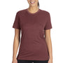 Next Level Mens Sueded Jersey Short Sleeve Crewneck T-Shirt - Heather Maroon