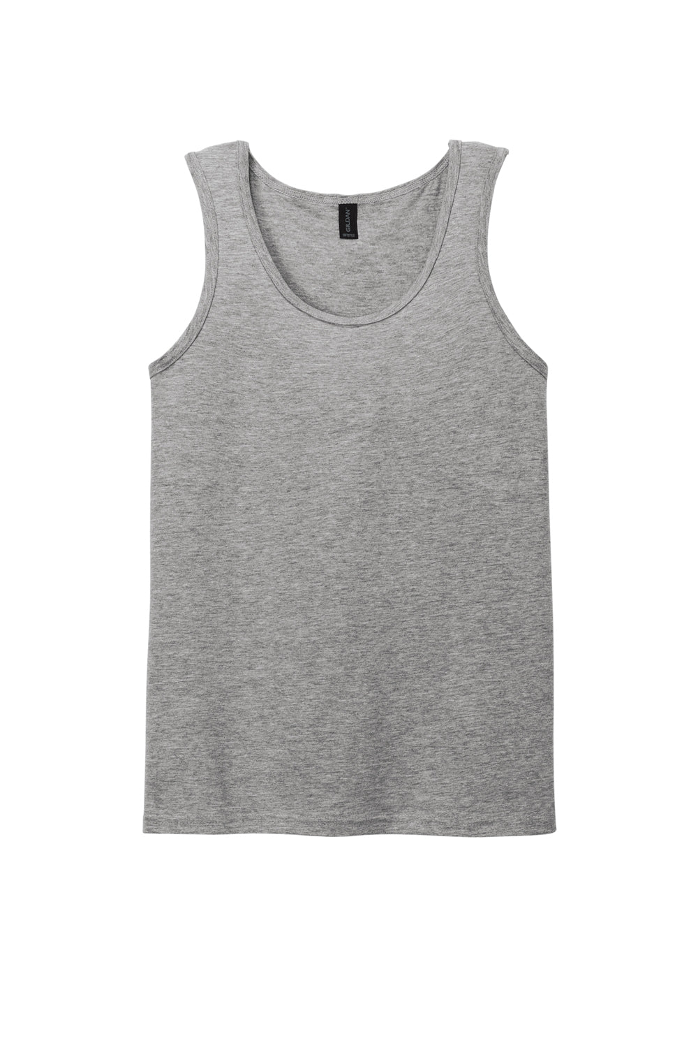 Gildan 64200 Mens Softstyle Tank Top Sport Grey Flat Front