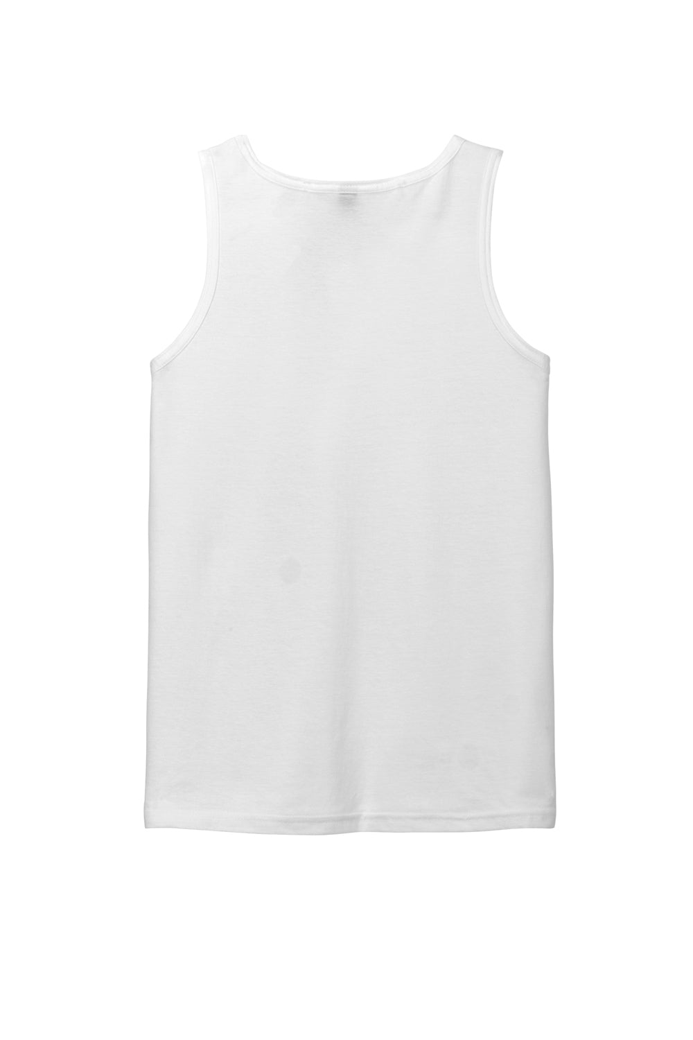 Gildan 64200 Mens Softstyle Tank Top White Flat Back