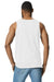 Gildan 64200 Mens Softstyle Tank Top White Model Back