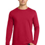 Gildan Mens Softstyle Long Sleeve Crewneck T-Shirt - Cherry Red