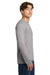 Gildan 64400/G644 Mens Softstyle Long Sleeve Crewneck T-Shirt Sport Grey Model Side