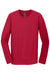 Gildan 64400/G644 Mens Softstyle Long Sleeve Crewneck T-Shirt Cherry Red Flat Front