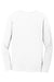 Gildan 64400/G644 Mens Softstyle Long Sleeve Crewneck T-Shirt White Flat Back