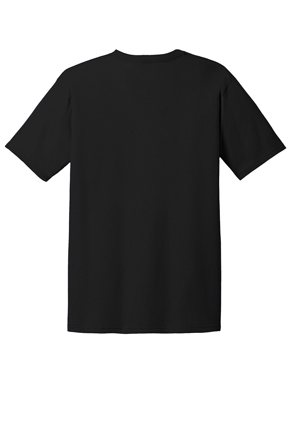 Gildan 980 Mens Short Sleeve Crewneck T-Shirt Black Flat Back