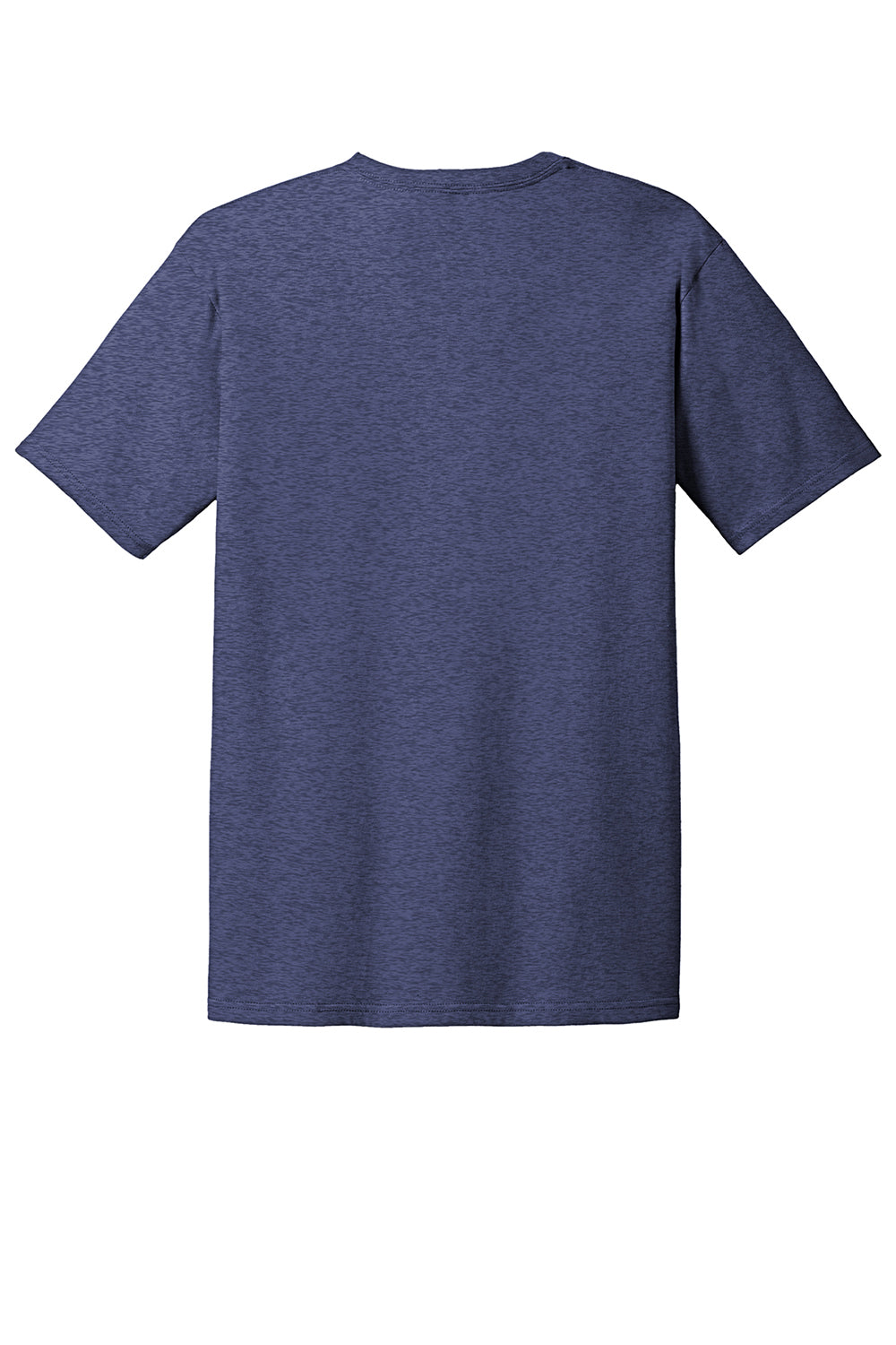 Gildan 980 Mens Short Sleeve Crewneck T-Shirt Heather Blue Flat Back