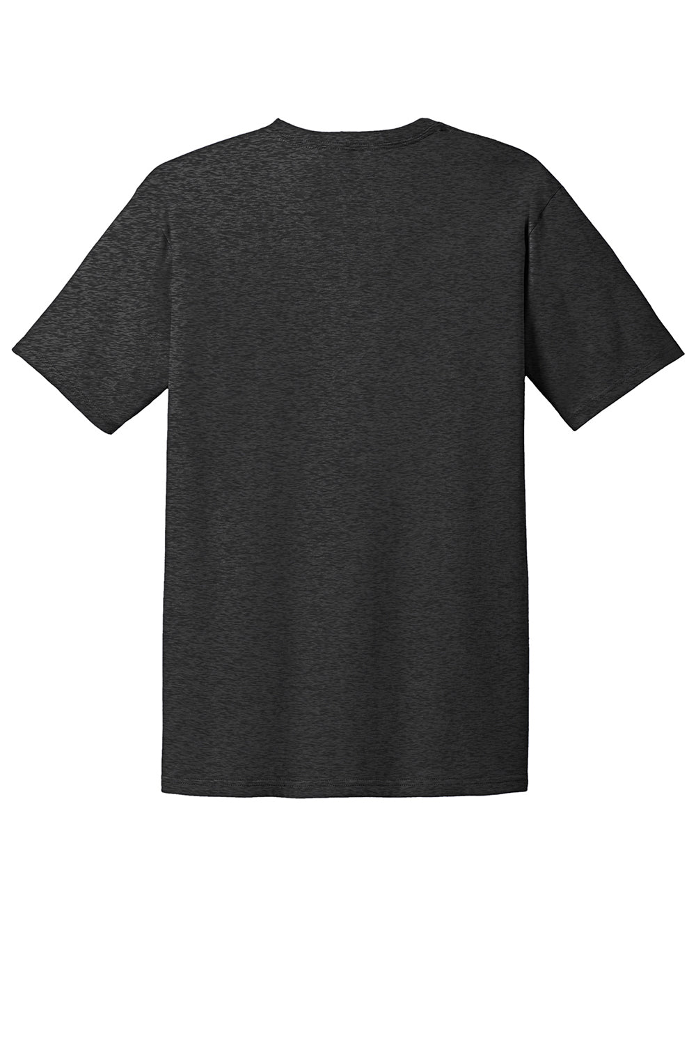 Gildan 980 Mens Short Sleeve Crewneck T-Shirt Heather Dark Grey Flat Back