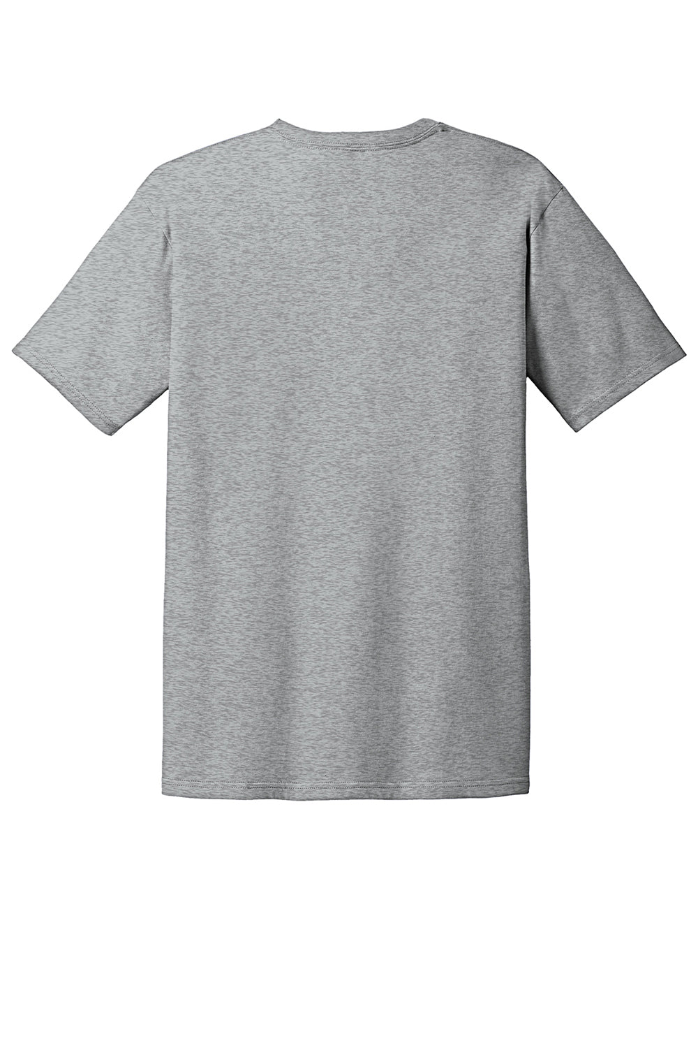 Gildan 980 Mens Short Sleeve Crewneck T-Shirt Heather Grey Flat Back