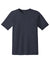 Gildan 980 Mens Short Sleeve Crewneck T-Shirt Heather Navy Blue Flat Front