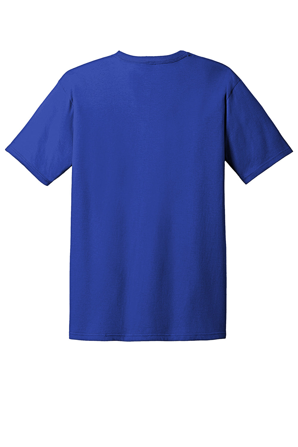 Gildan 980 Mens Short Sleeve Crewneck T-Shirt Royal Blue Flat Back