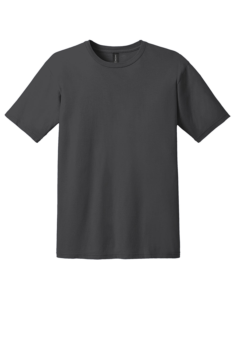 Gildan 980 Mens Short Sleeve Crewneck T-Shirt Smoke Grey Flat Front