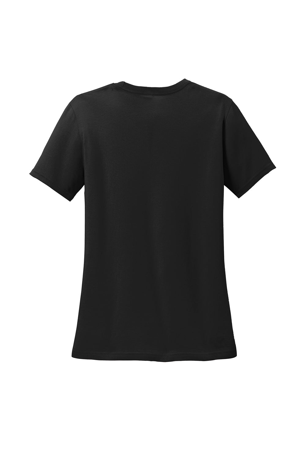 Gildan 880 Womens Short Sleeve Crewneck T-Shirt Black Flat Back