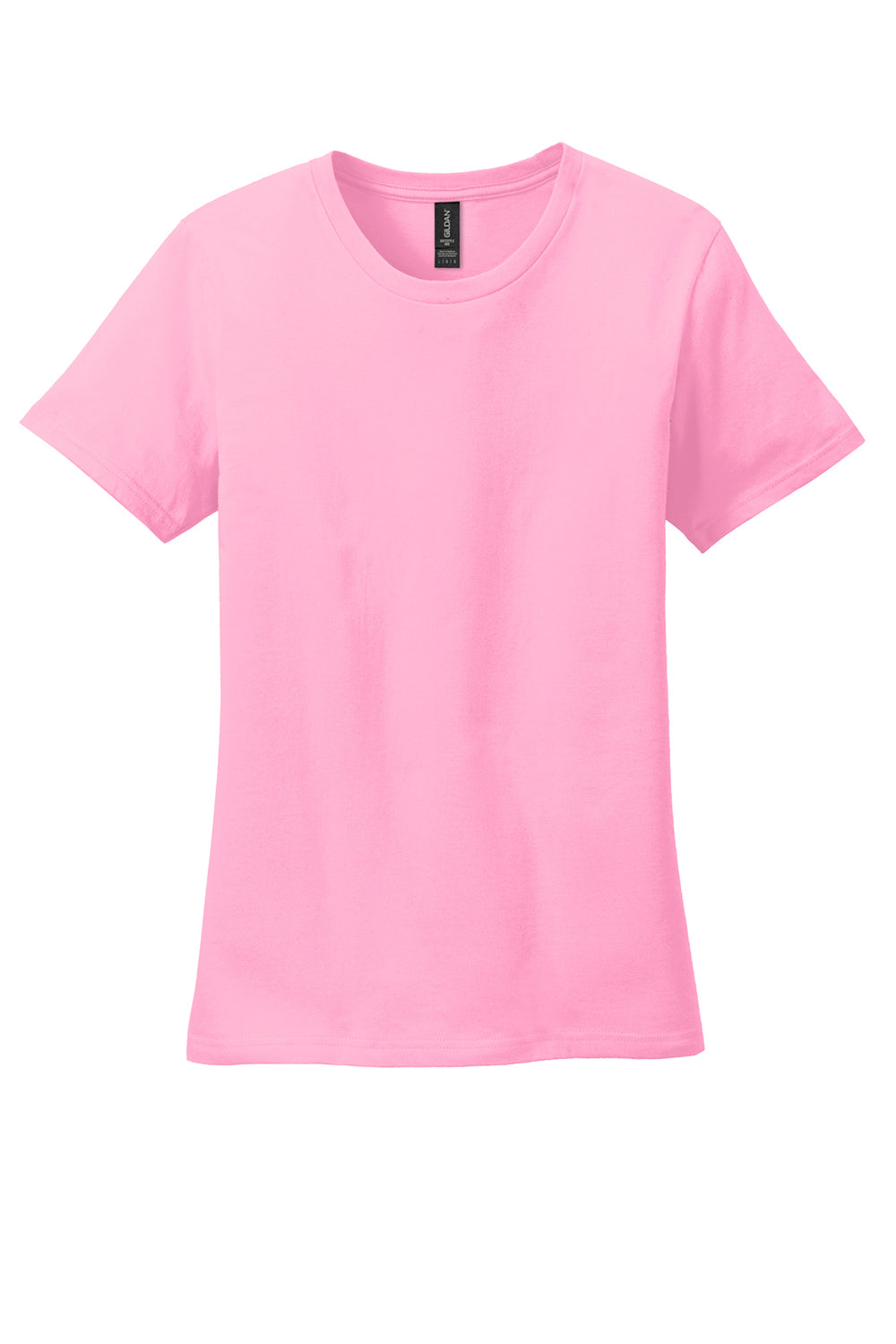 Gildan 880 Womens Short Sleeve Crewneck T-Shirt Charity Pink Flat Front