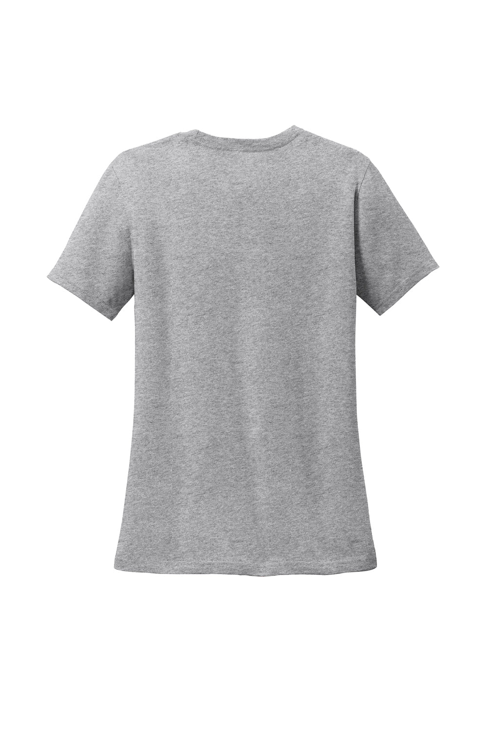 Gildan 880 Womens Short Sleeve Crewneck T-Shirt Heather Grey Flat Back