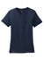 Gildan 880 Womens Short Sleeve Crewneck T-Shirt Navy Blue Flat Front